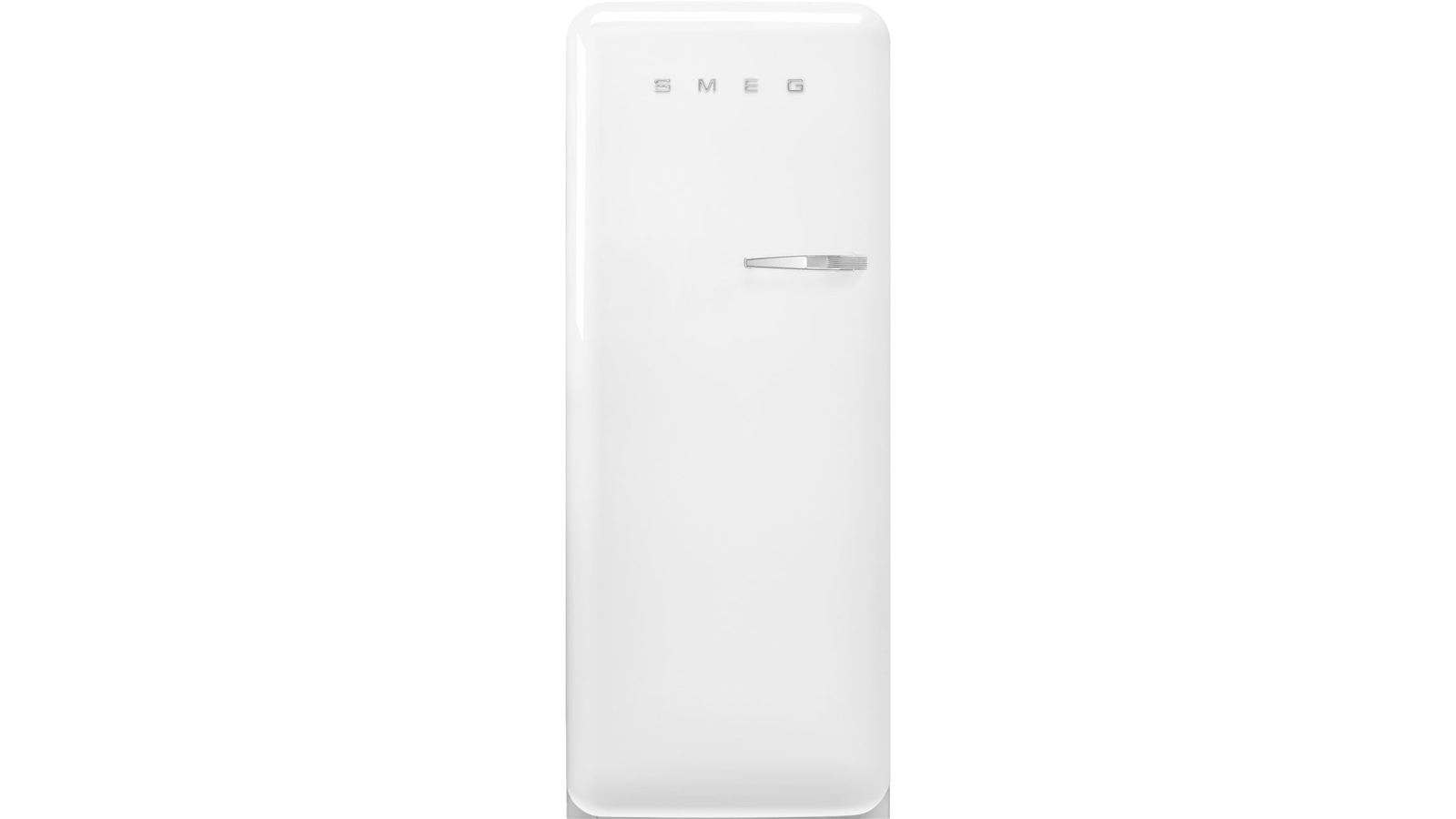 Smeg 270L 50's Style Retro Left Hinge Single Door Fridge - White
