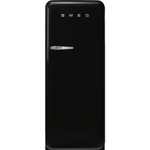 Smeg 270L 50's Style Retro Single Door Fridge - Black