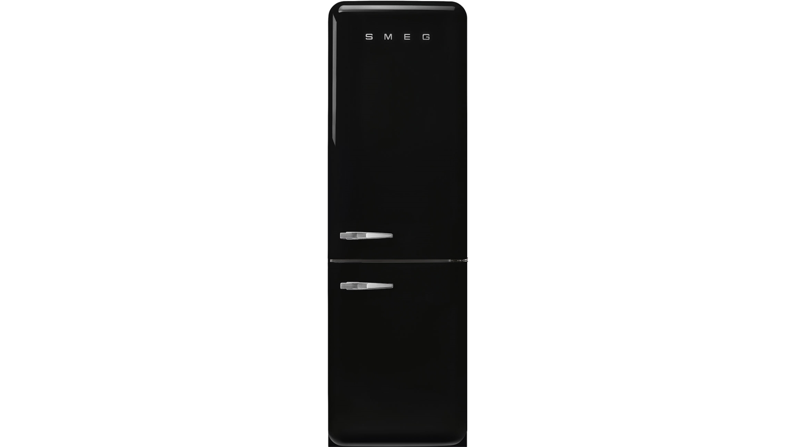 Smeg 331L 50's Style Retro Bottom Mount Fridge  - Black