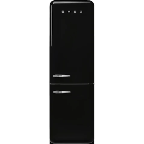 Smeg 331L 50's Style Retro Bottom Mount Fridge - Black