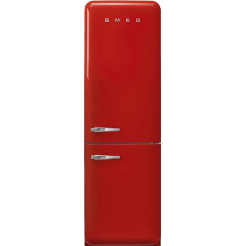 Smeg 331L 50's Style Retro Bottom Mount Fridge - Red