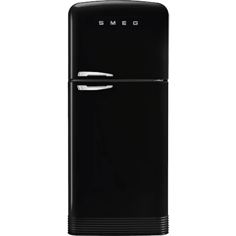 Smeg 467L 50's Style Retro Top Mount Fridge - Black
