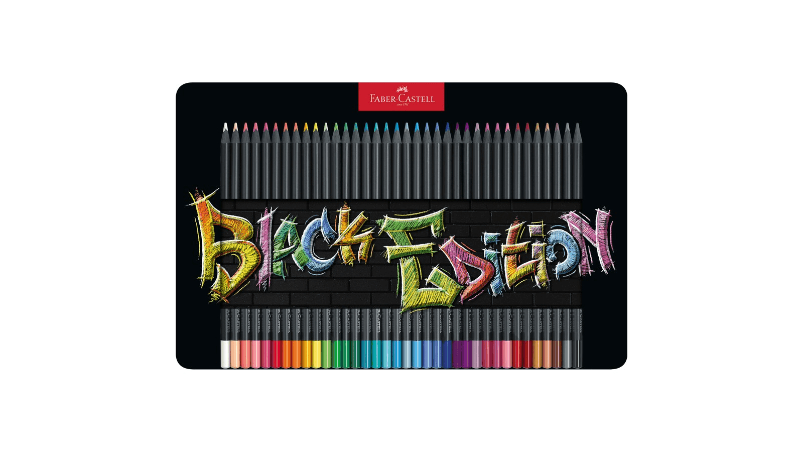 Faber Castell Pack of 36 Black Edition Colour Pencil