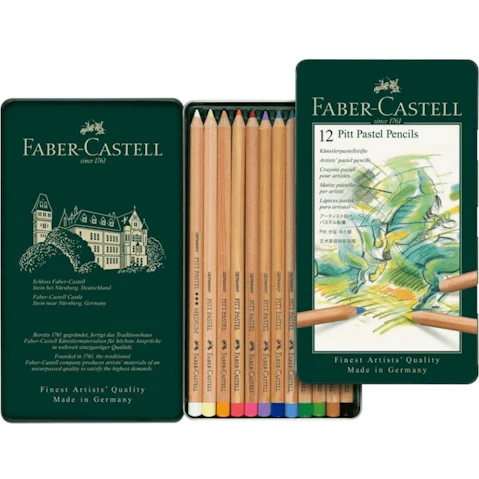 Faber Castell Pack of 12 Pitt Pastel Colour Pencil
