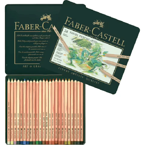 Faber Castell Pack of 24 Pitt Pastel Colour Pencil