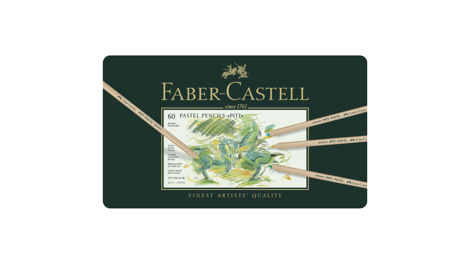 Faber-Castell Pitt Pastel Pencils 60色セット Amazon.co.jp