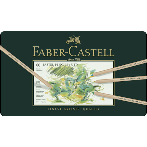 Faber Castell Pack of 60 Pitt Pastel Colour Pencil