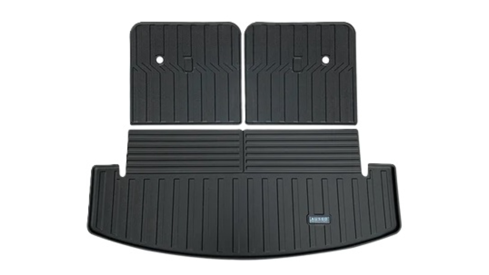 AUSGO Boot Liner Cargo Mat for Hyundai Santa Fe 2024-Onwards 7 Seater - 3 Piece