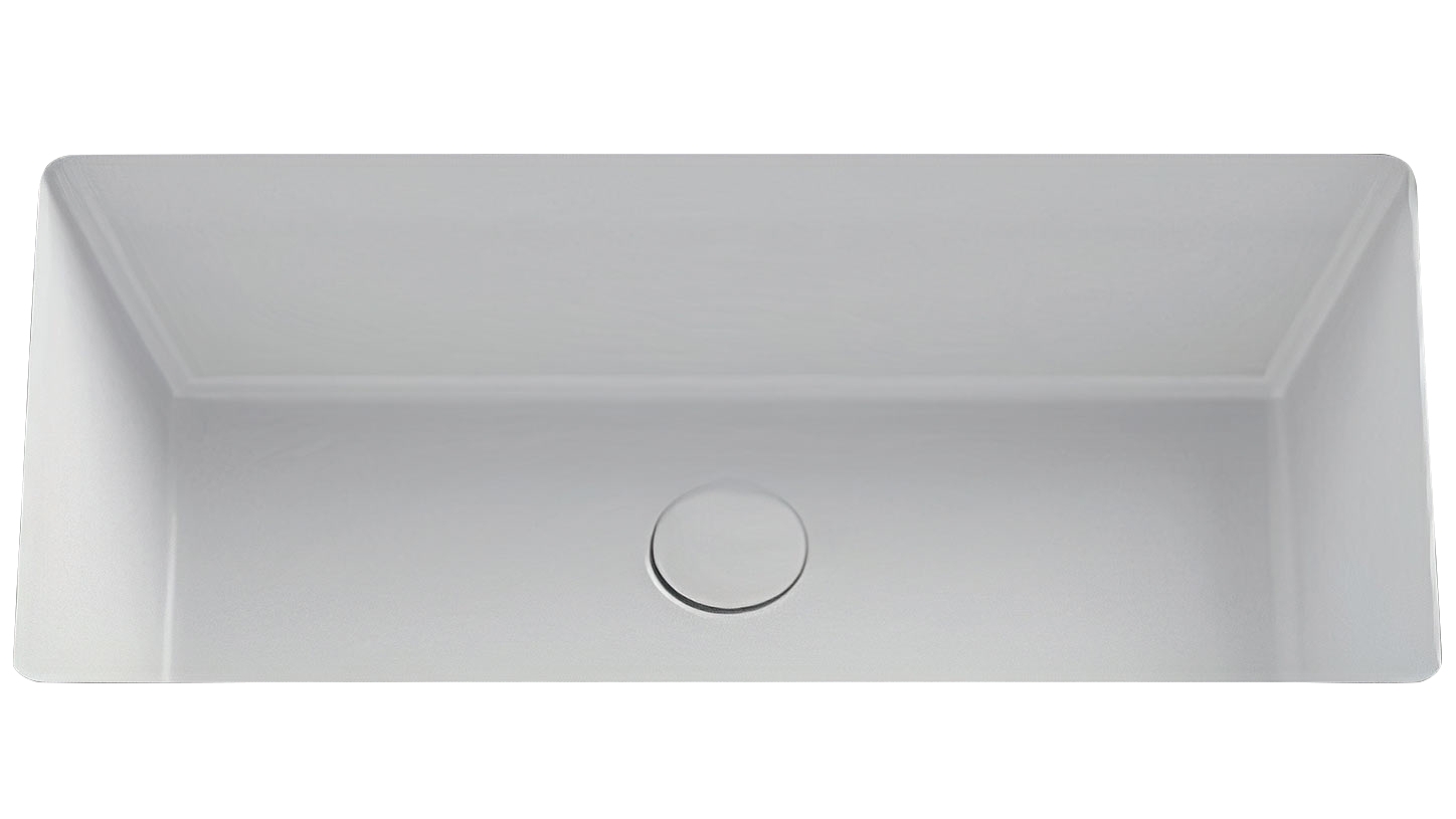Studio Bagno Fall 75 Under-Counter Basin - Gloss White