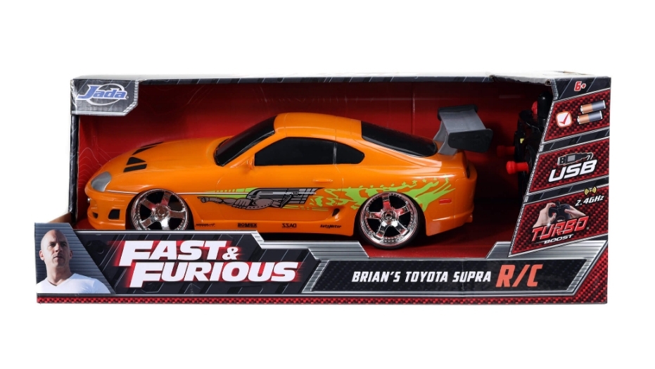 Fast and Furious Rc Brian s 1995 Toyota Supra 1 16 Remote Control Harvey Norman