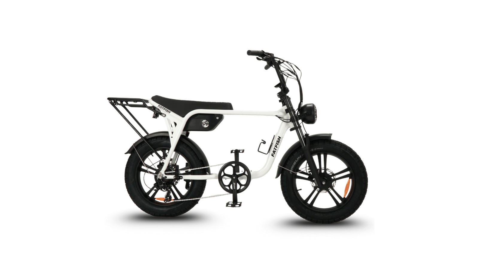 Fatfish Biggie Certified Fat Tyre E-Bike - White