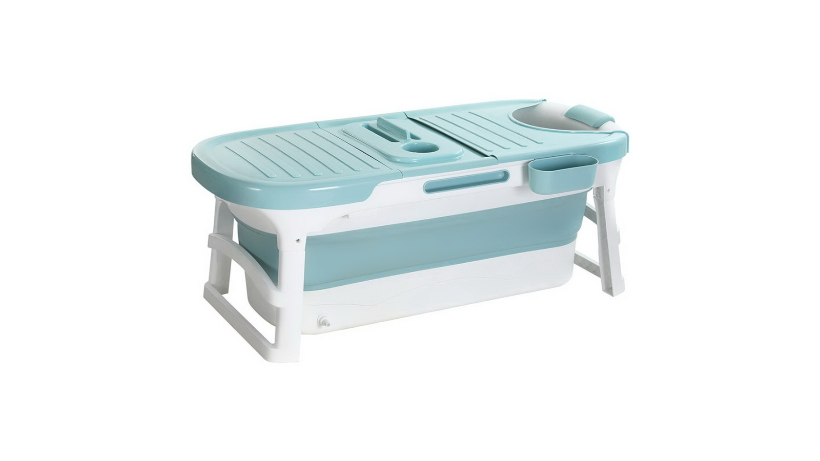 Weisshorn Portable Foldable Bathtub with Cover Plate - 136 x 62cm