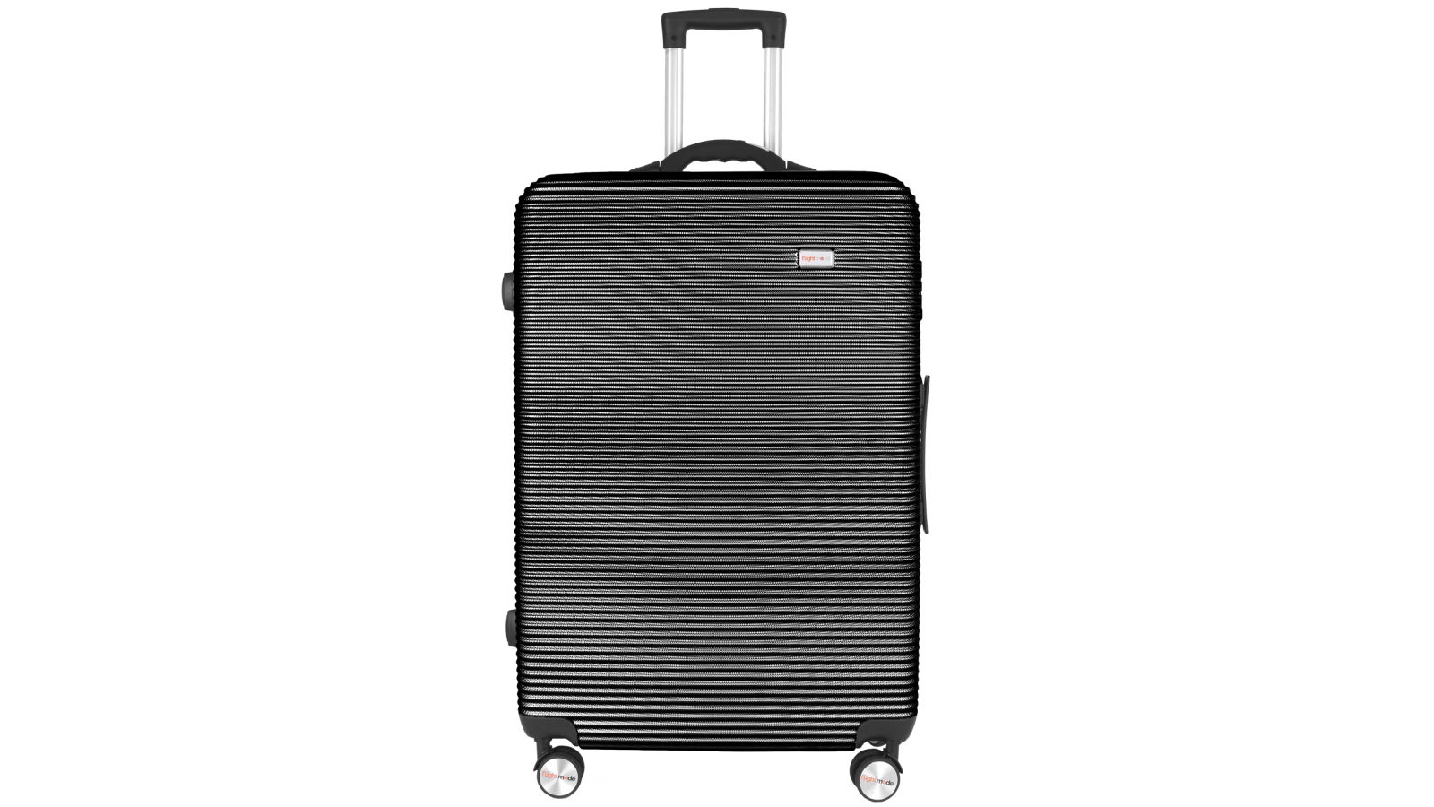 Flightmode 28-inch Lightweight Suitcase with Digital Scale and USB Charging - Black