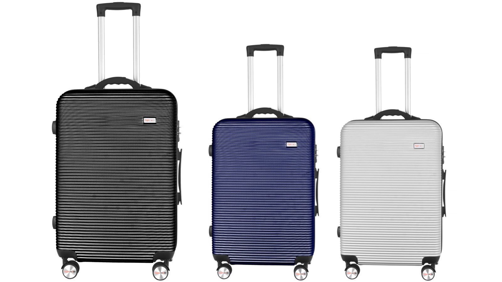 Flightmode 24-inch Lightweight Suitcase with Digital Scale and USB Charging