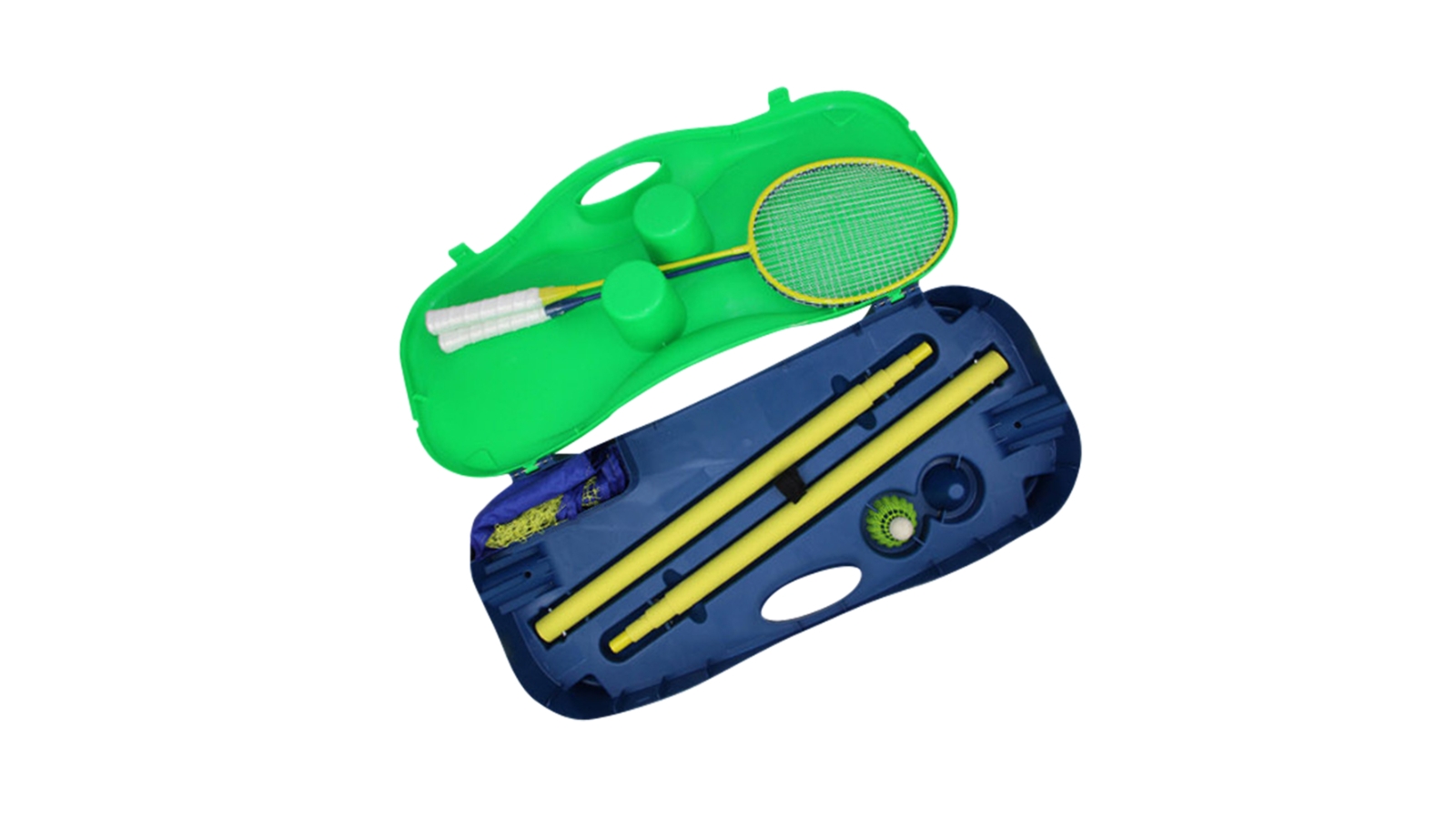 Serrano Folding Portable Badminton Combo Set Volleyball Net Outdoor Sports
