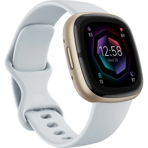 Fitbit Sense 2 Smart Watch - Blue Mist/Soft Gold Aluminium