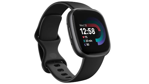 Fitbit Versa Smart Fitness Watch Black/Graphite Aluminium