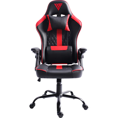 Advwin Height Adjustable Ergonomic Gaming Chair - Black + Red