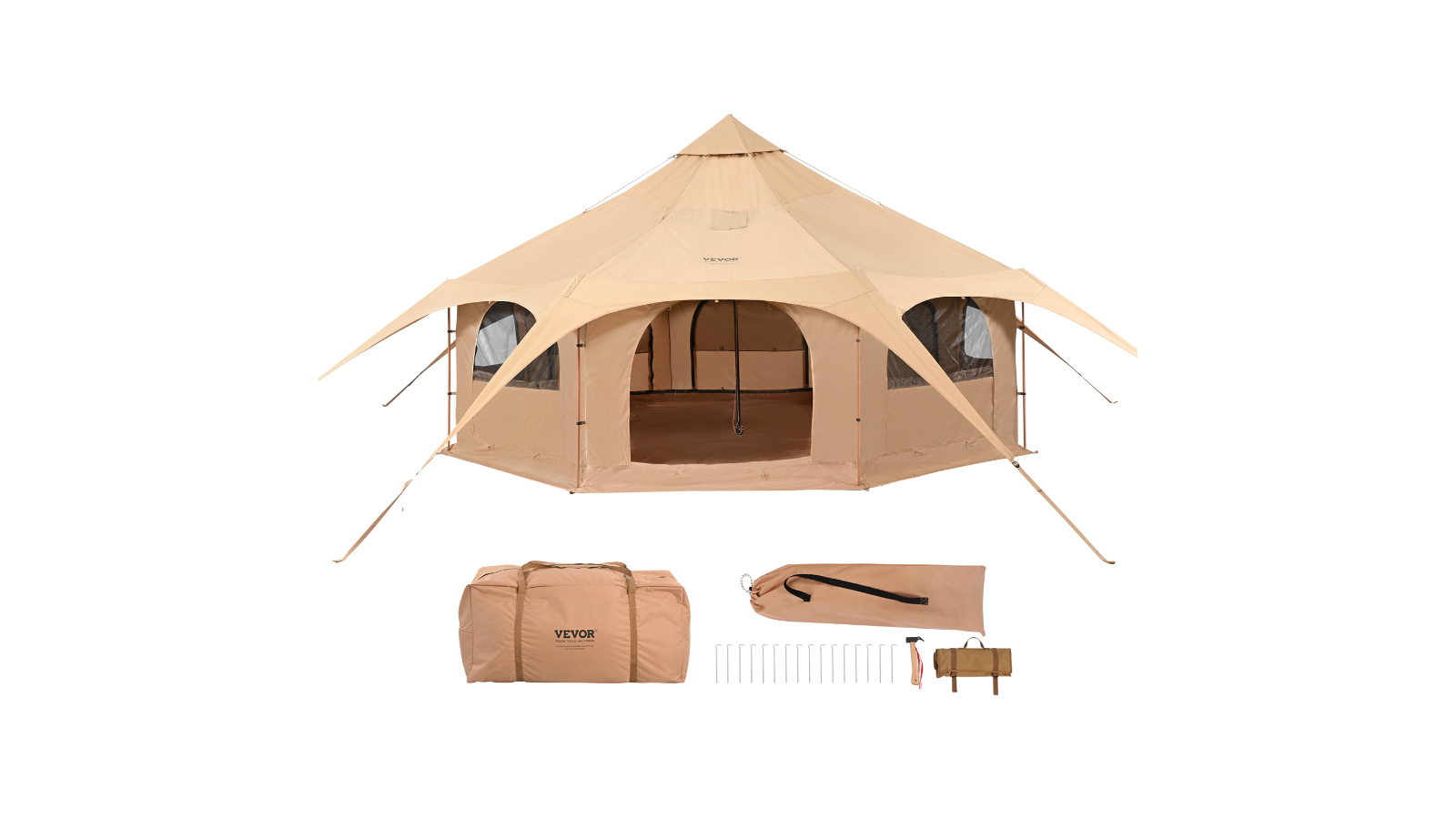Vevor Canvas Tent with Stove Jack