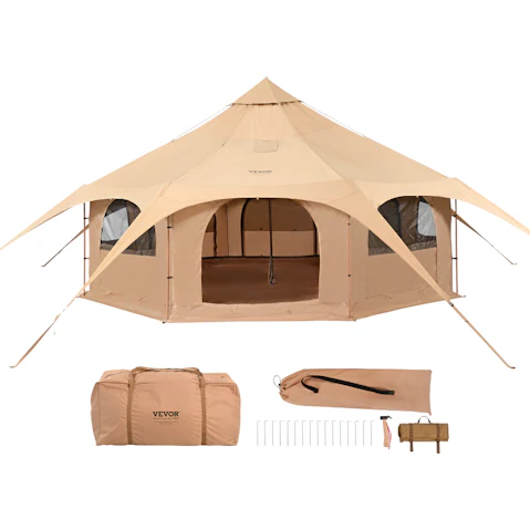 Vevor Canvas Tent with Stove Jack