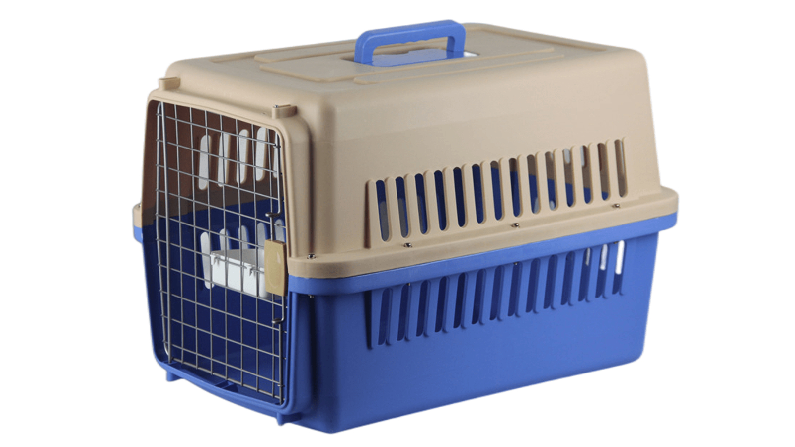 YES4PETS Medium Pet Cage with Bowl and Tray - Blue