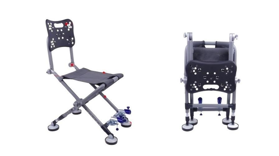 Jacksaqua Fishing Chair with Aluminum Alloy for All-Terrain Adjustable Reclining Chair with Hind Leg