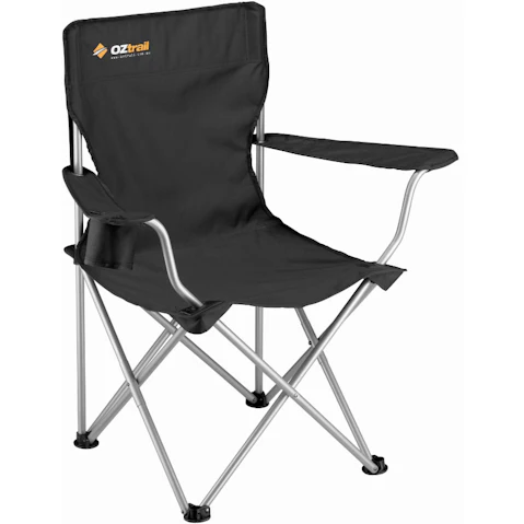 OzTrail Classic Arm Chair - Black