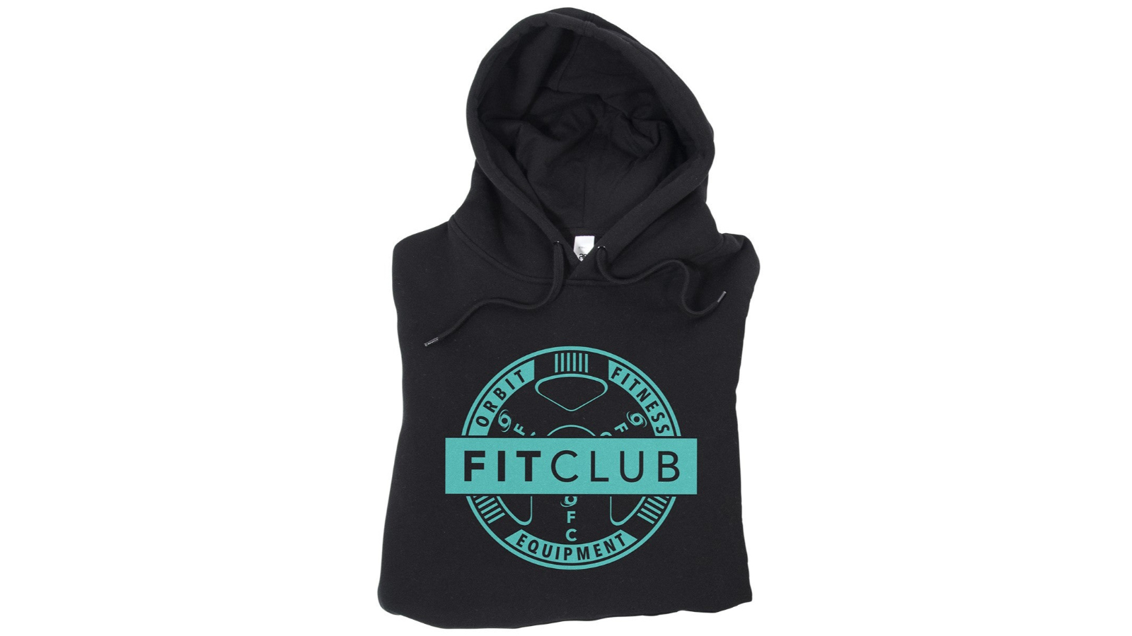 Orbit Fitness Black FitClub Unisex Hoodie