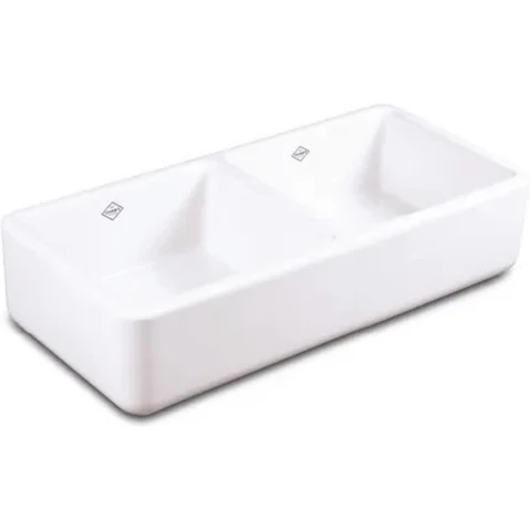 Shaws Farnworth Double 930 Sink - White