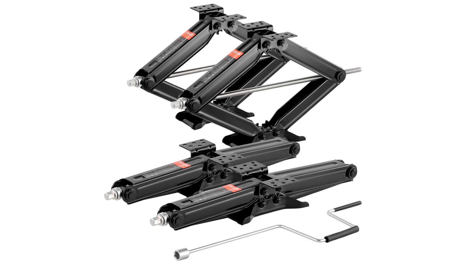 Vevor 4 Sets 2268kg 59.5cm RV Stabilizer Leveling Scissor Jacks