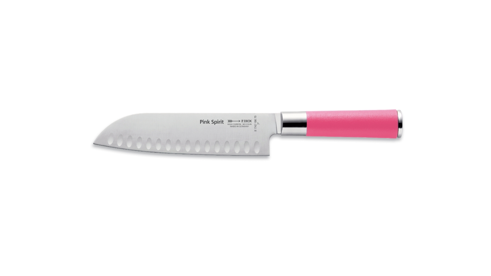 F.Dick Pink Spirit Santoku Kullenschliff - 18cm