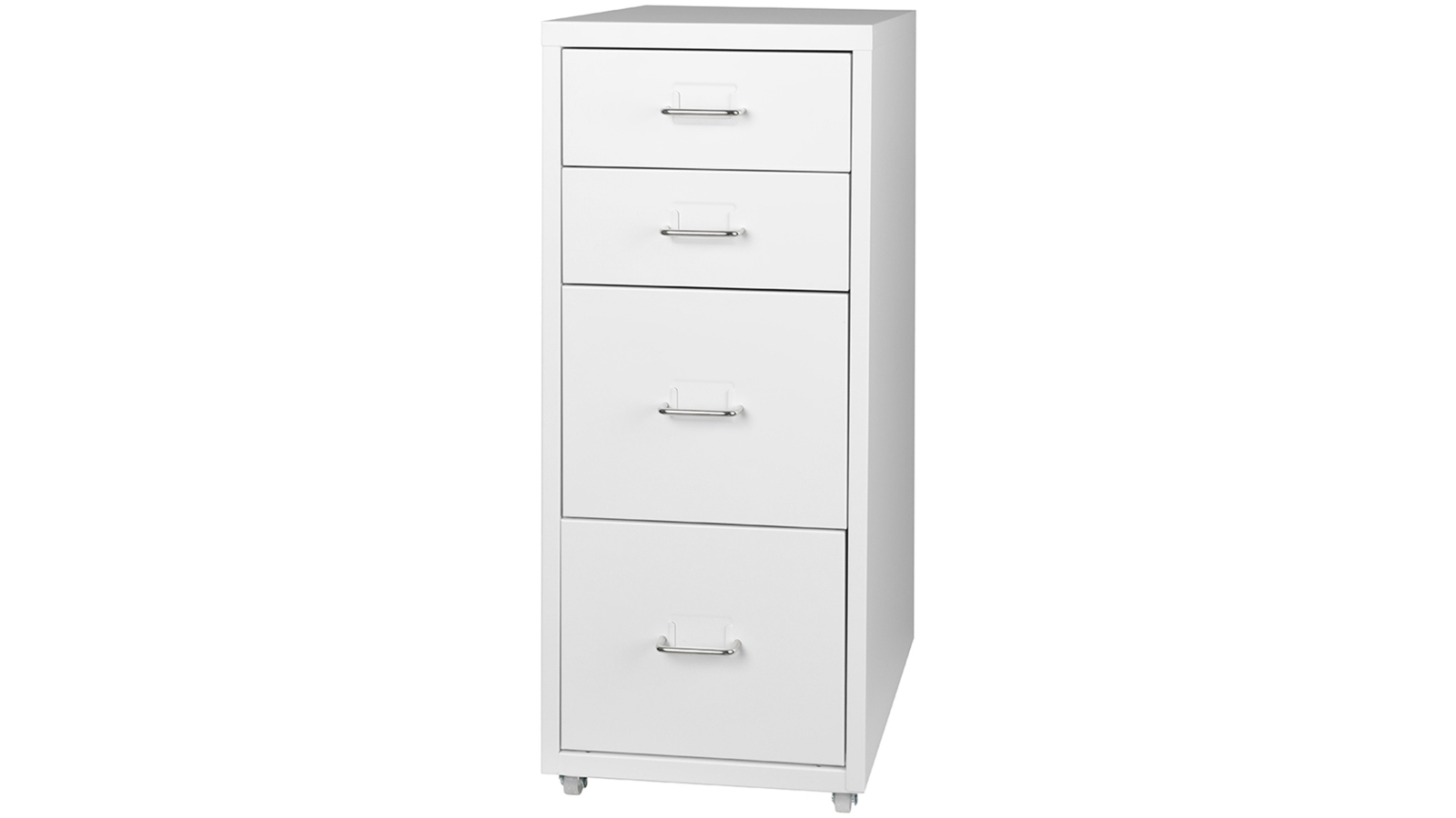 Levede Steel Cabinet 4 Drawer - White