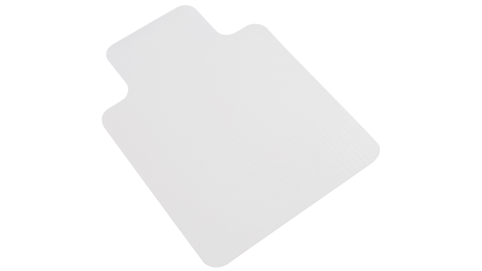 135x114cm Chair Mat Carpet Floor Office Home Computer Work Vinyl PVC Plastic - White
