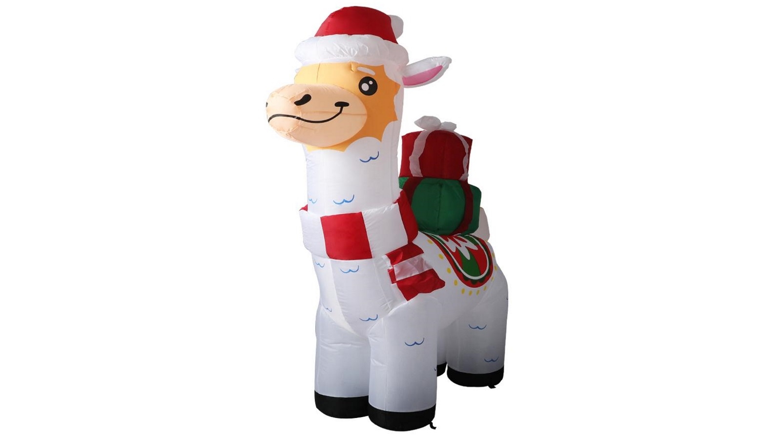 Santaco Inflatable Christmas Decorations Xmas Alpaca 1.8M LED Lights