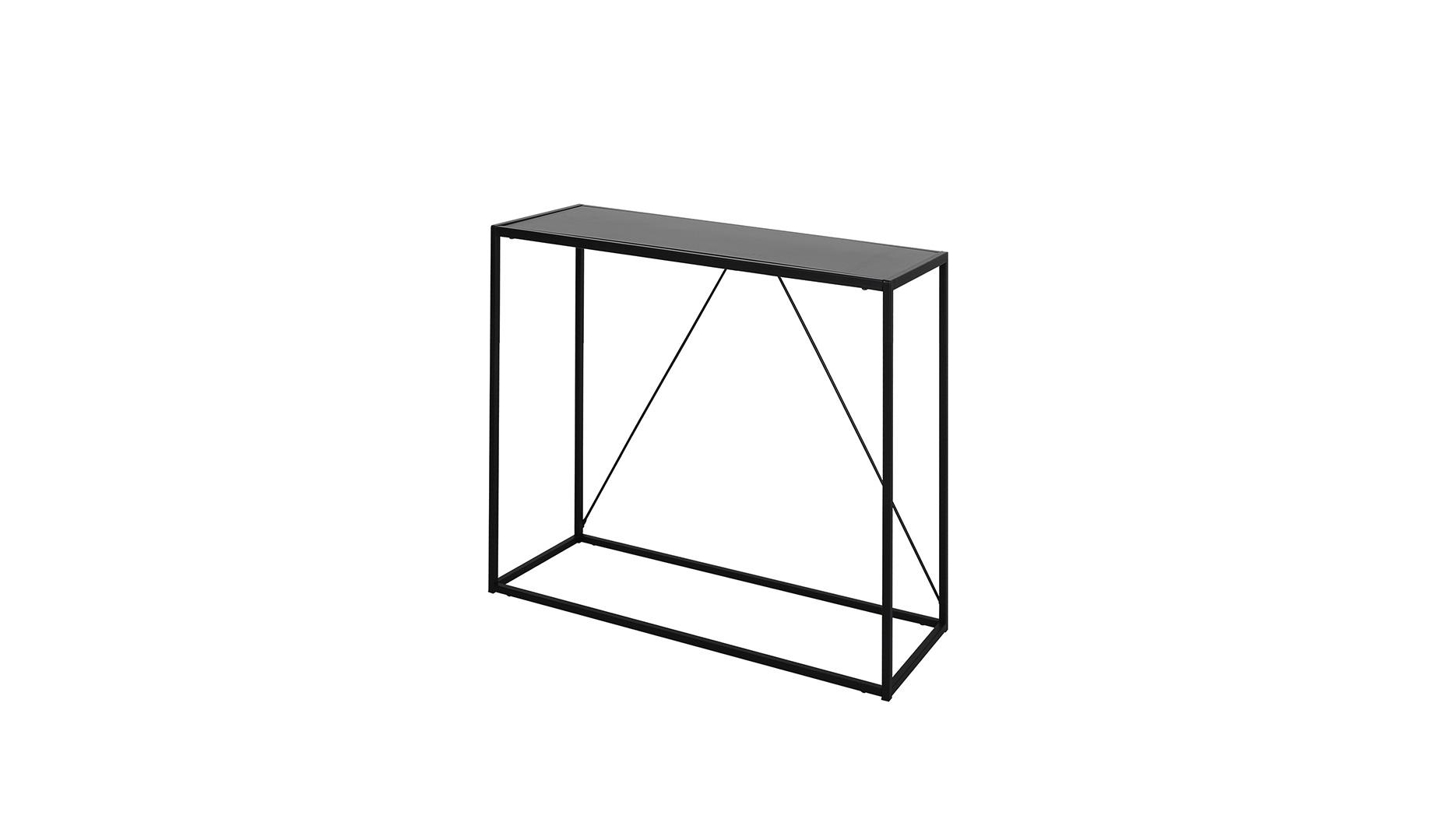 Levede 2-Tier Console Table Office Furniture - Black