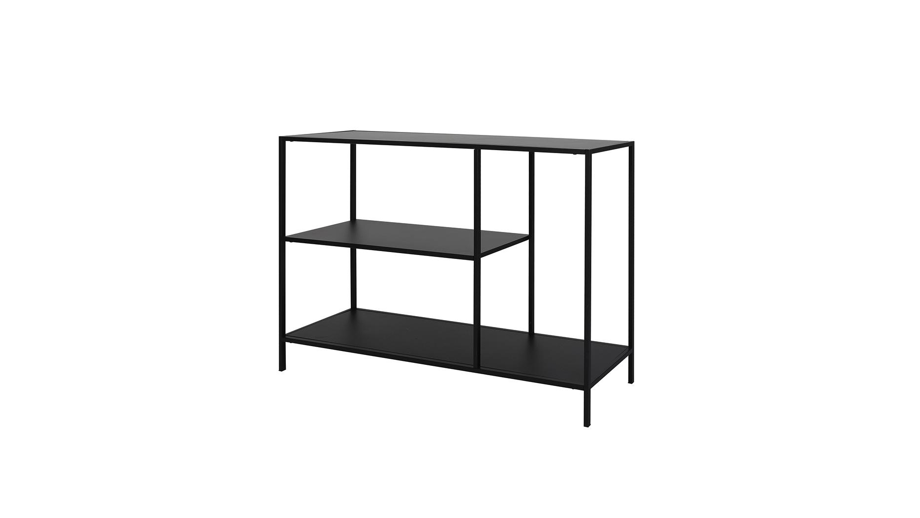 Levede 3-Tier Console Table Office Furniture - Black