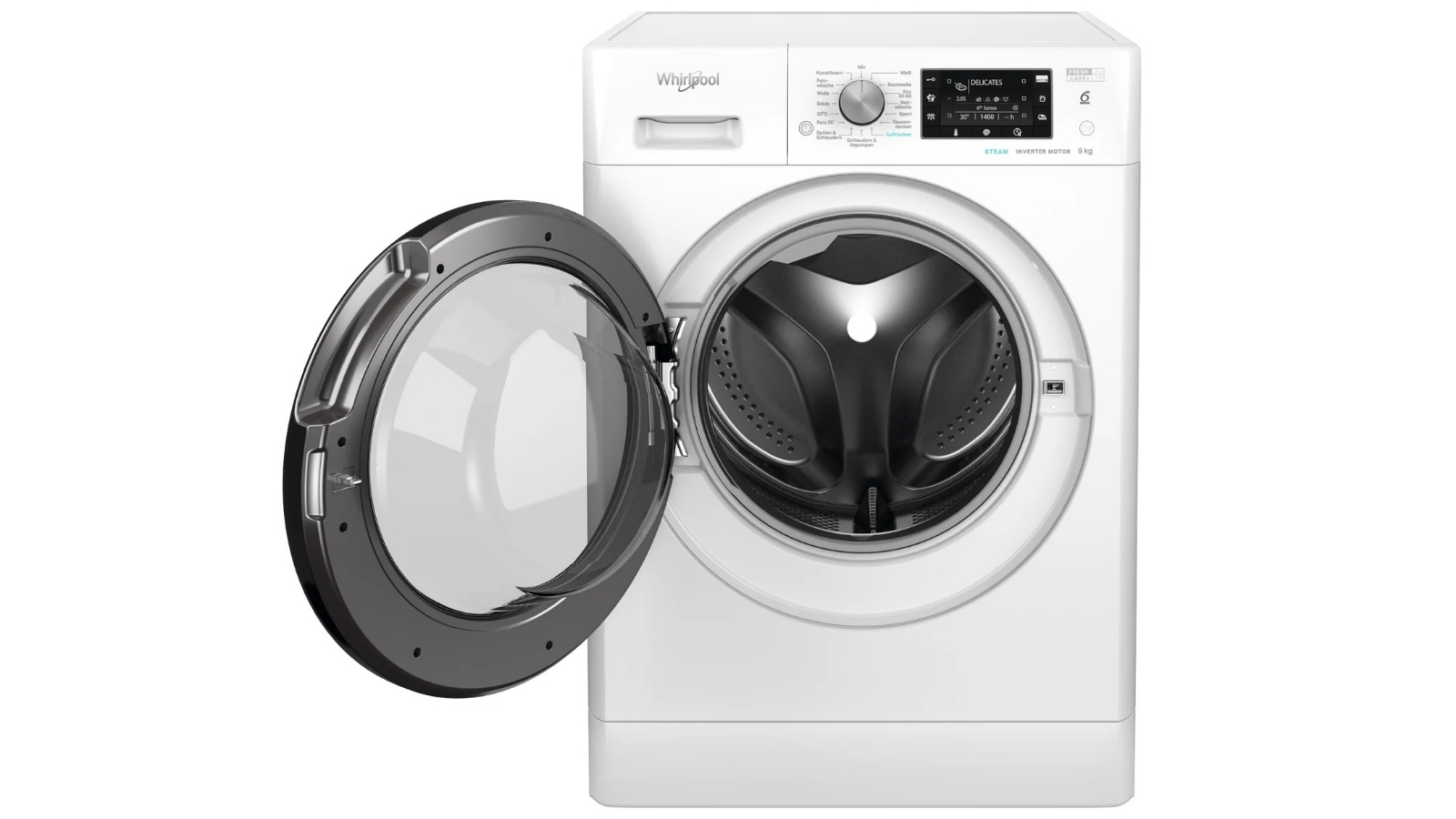 Whirlpool 9kg FreshCare+ Front Load Washing Machine Harvey Norman
