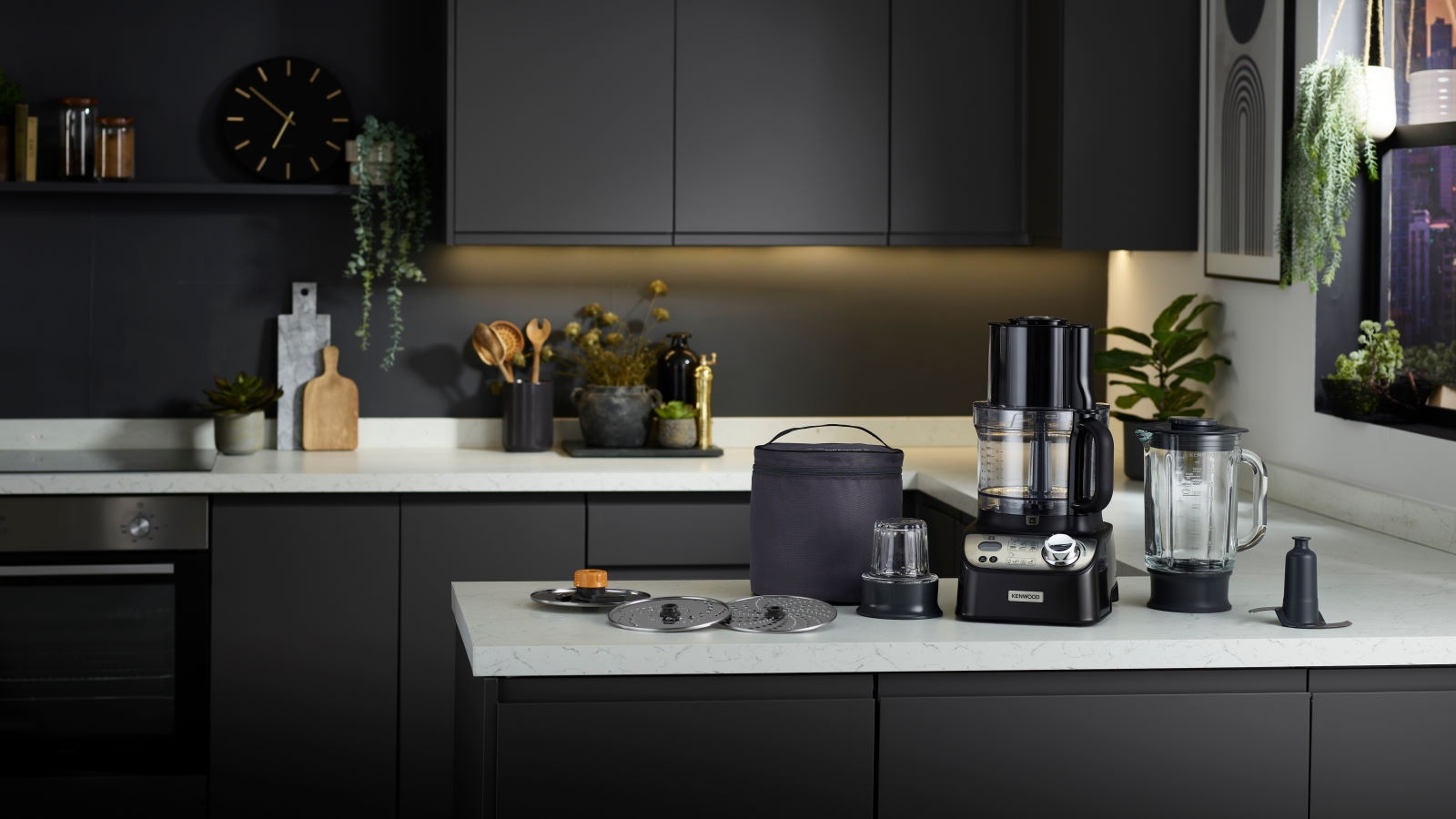 Kenwood MultiPro XL Weight+ Food Processor Black Harvey Norman