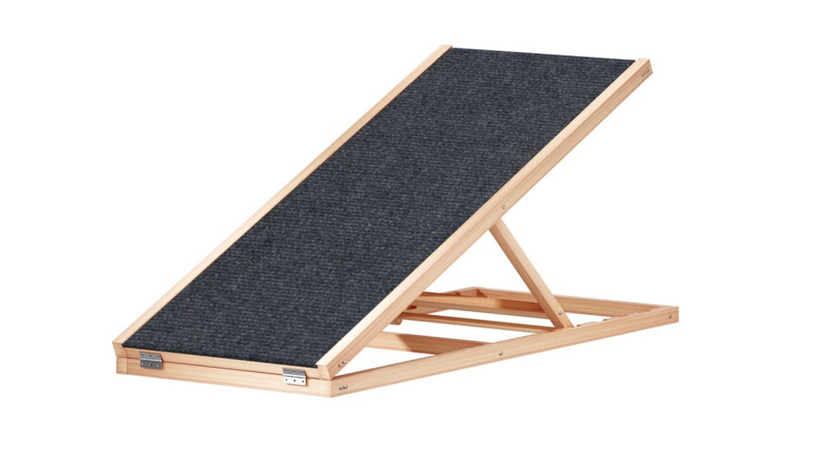 i.Pet Adjustable Height Wooden Car Foldable Dog Ramp for Sofa Bed - 100cm