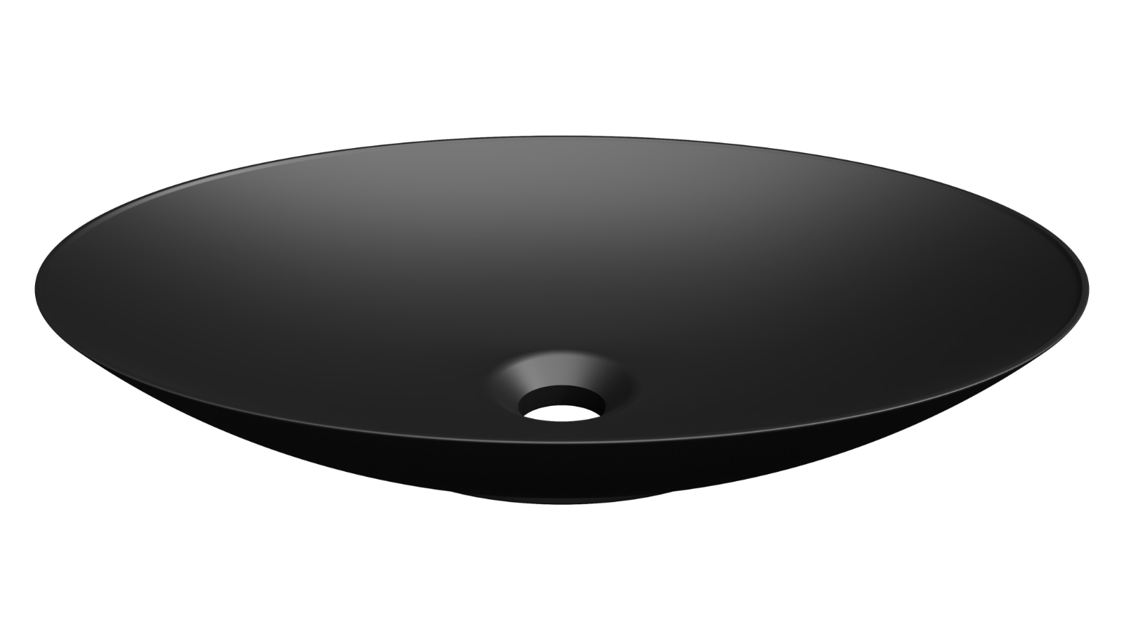Timberline Feather 510mm Above Counter Basin - Matte Black