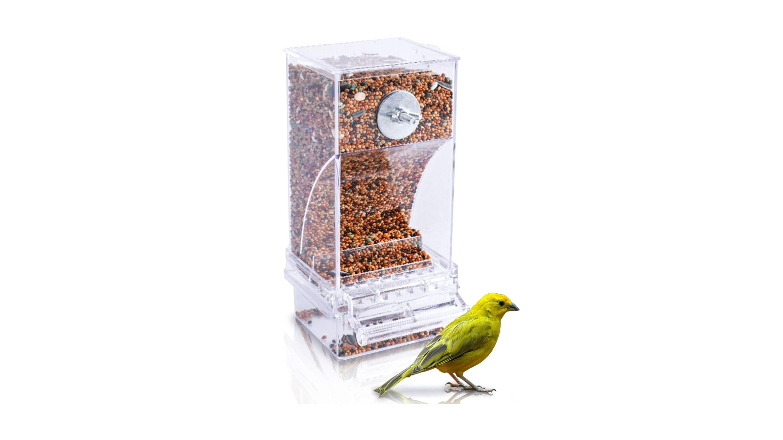 Flyline Mess Free Acrylic Automatic Bird Feeder Cup
