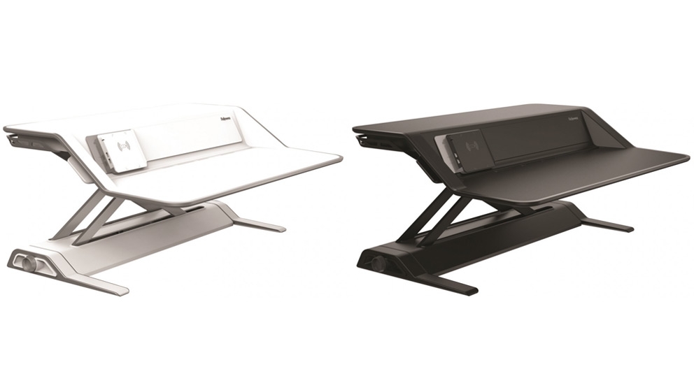 Fellowes Lotus DX SitStand Desk Harvey Norman