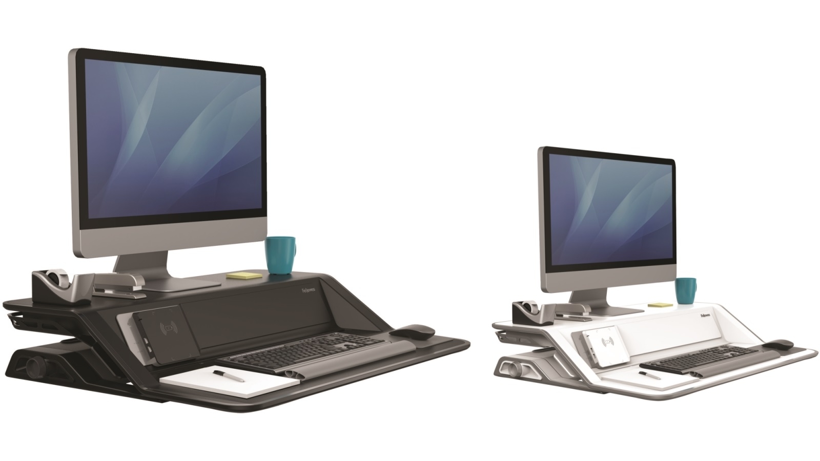 Fellowes Lotus DX SitStand Desk Harvey Norman