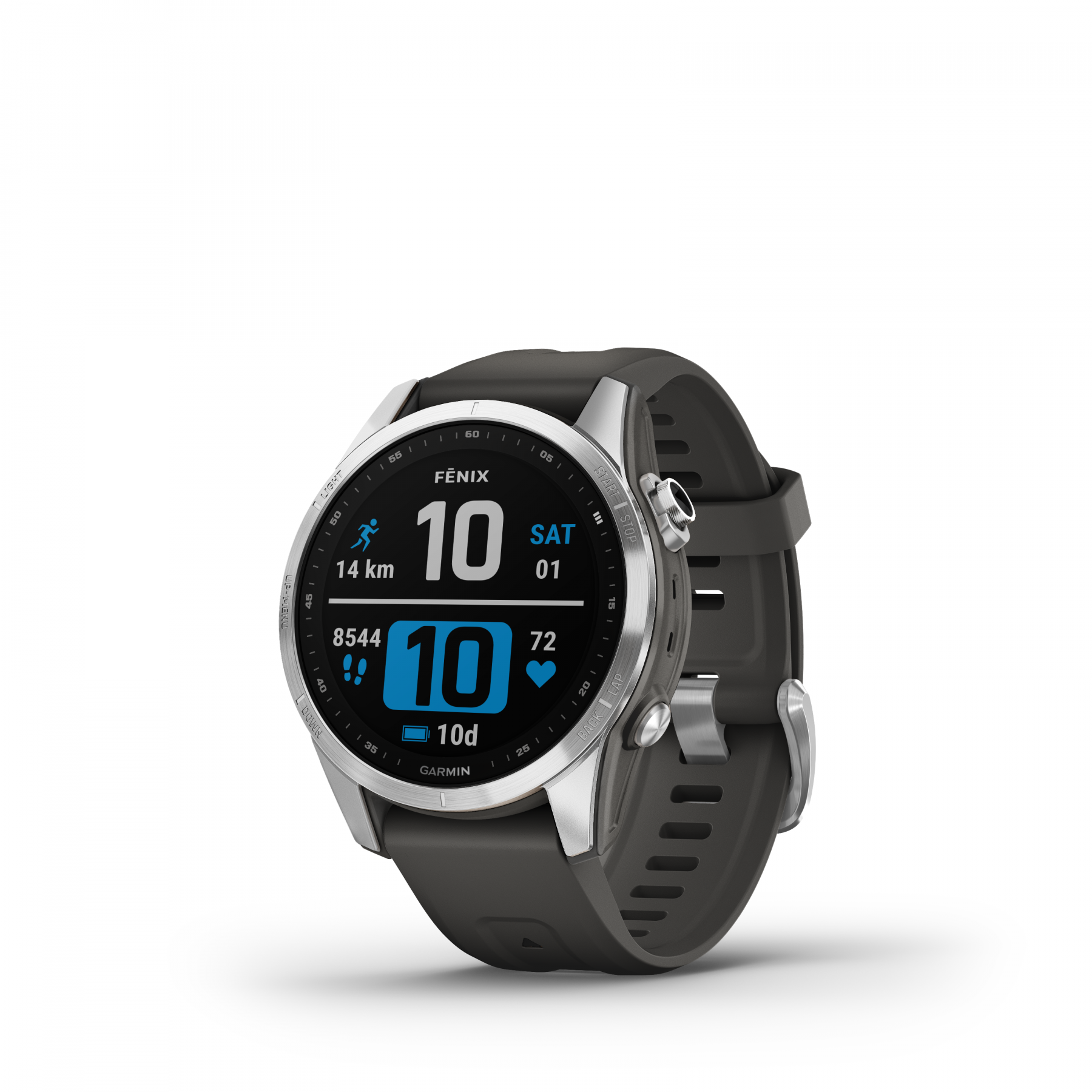 GARMIN FENIX 7 SILVER/GRAPHITE BLACK Garmin Fenix 7 Watch - Silver