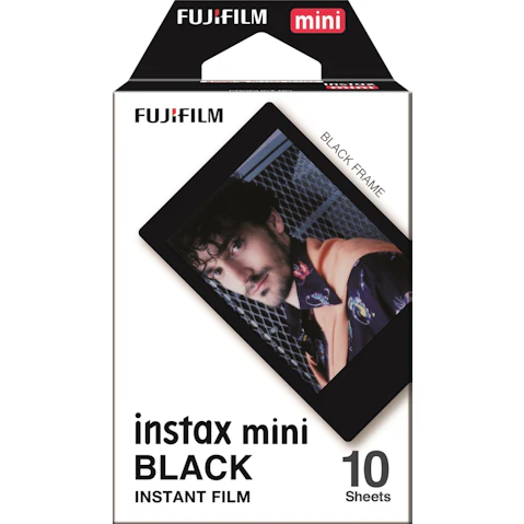 Instax Mini 10-Pack Film - Black Frame