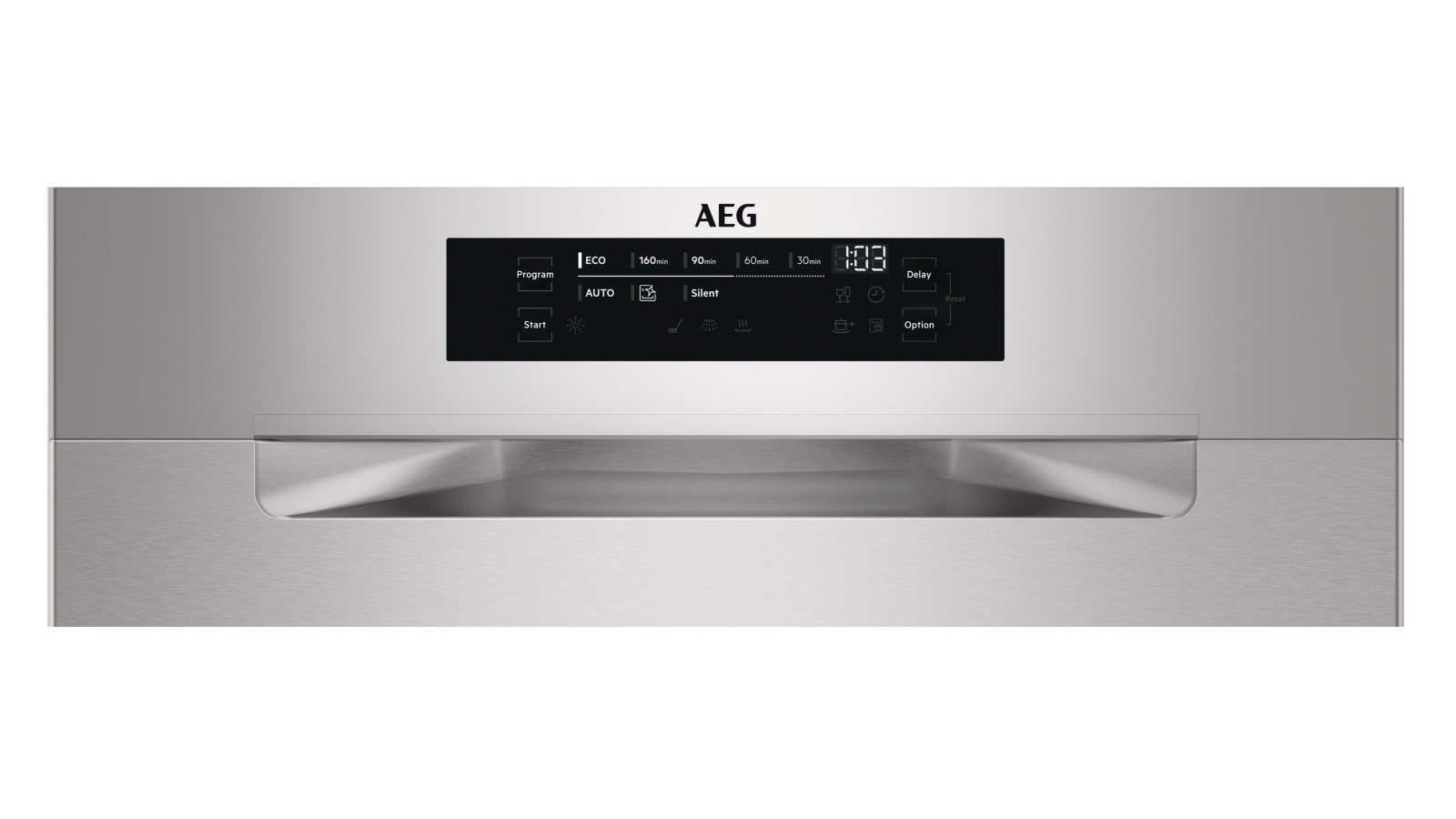 AEG FFE73600PM 60cm Built Under Dishwasher Stainless Steel
