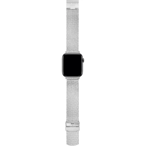 Ted Baker Shimmer 3 Apple Watch Band - Silver Tone