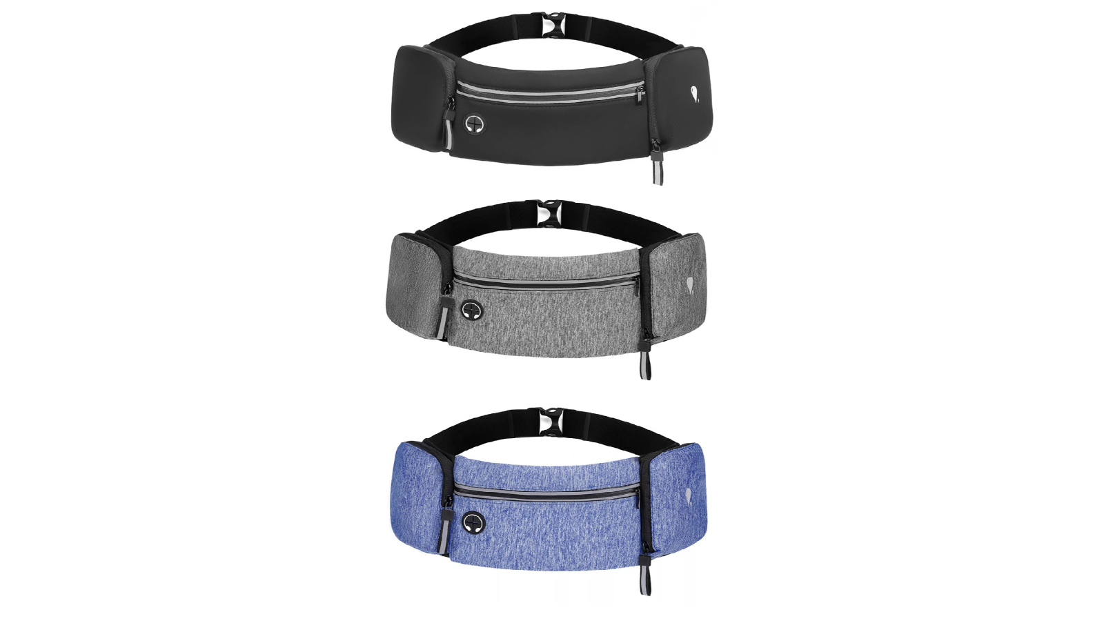 Running Belt Waist Bag with Hidden Water Bottle Holder for Men and Women