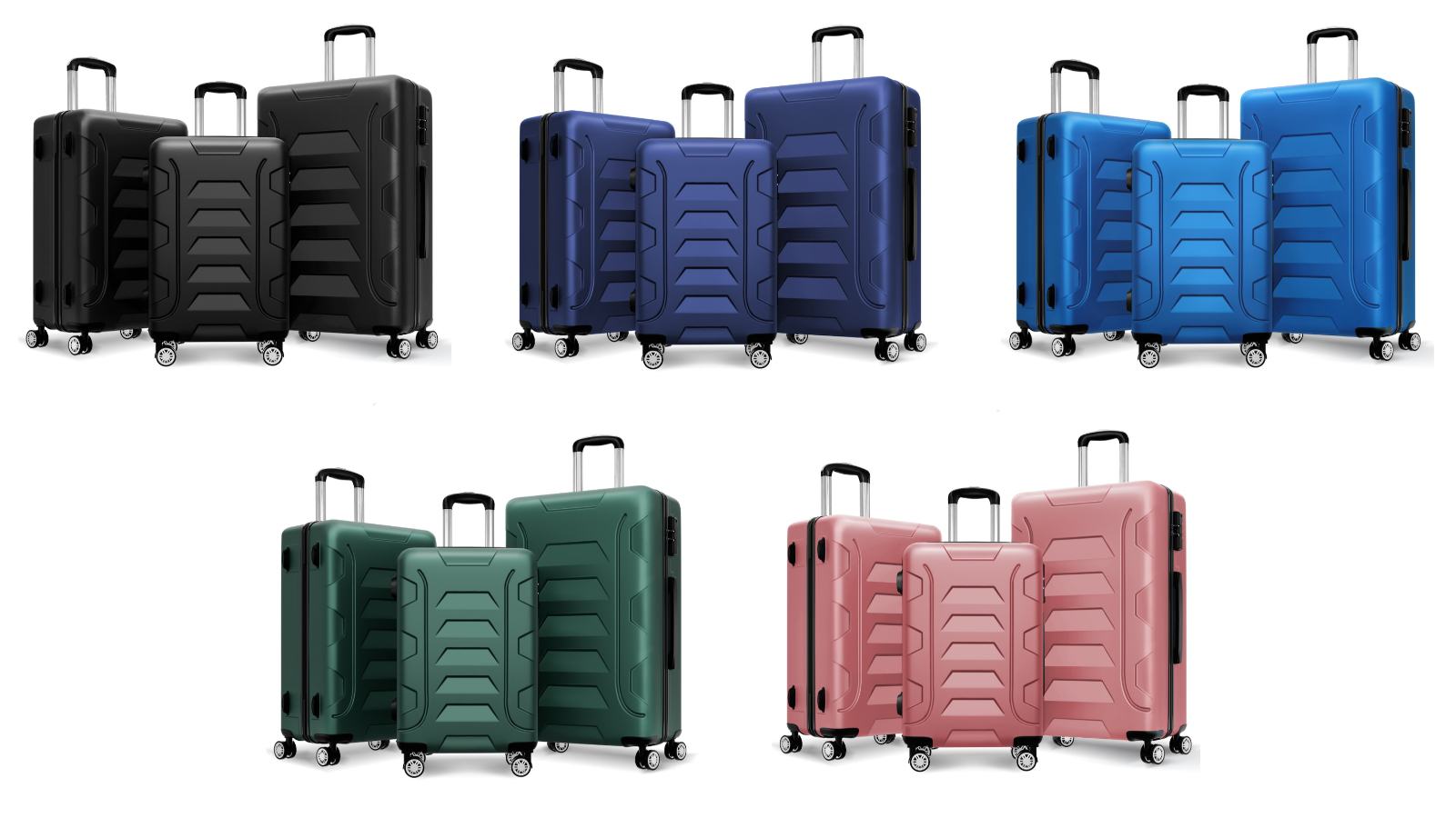 ALFORDSON 3 Piece TSA Luggage Set