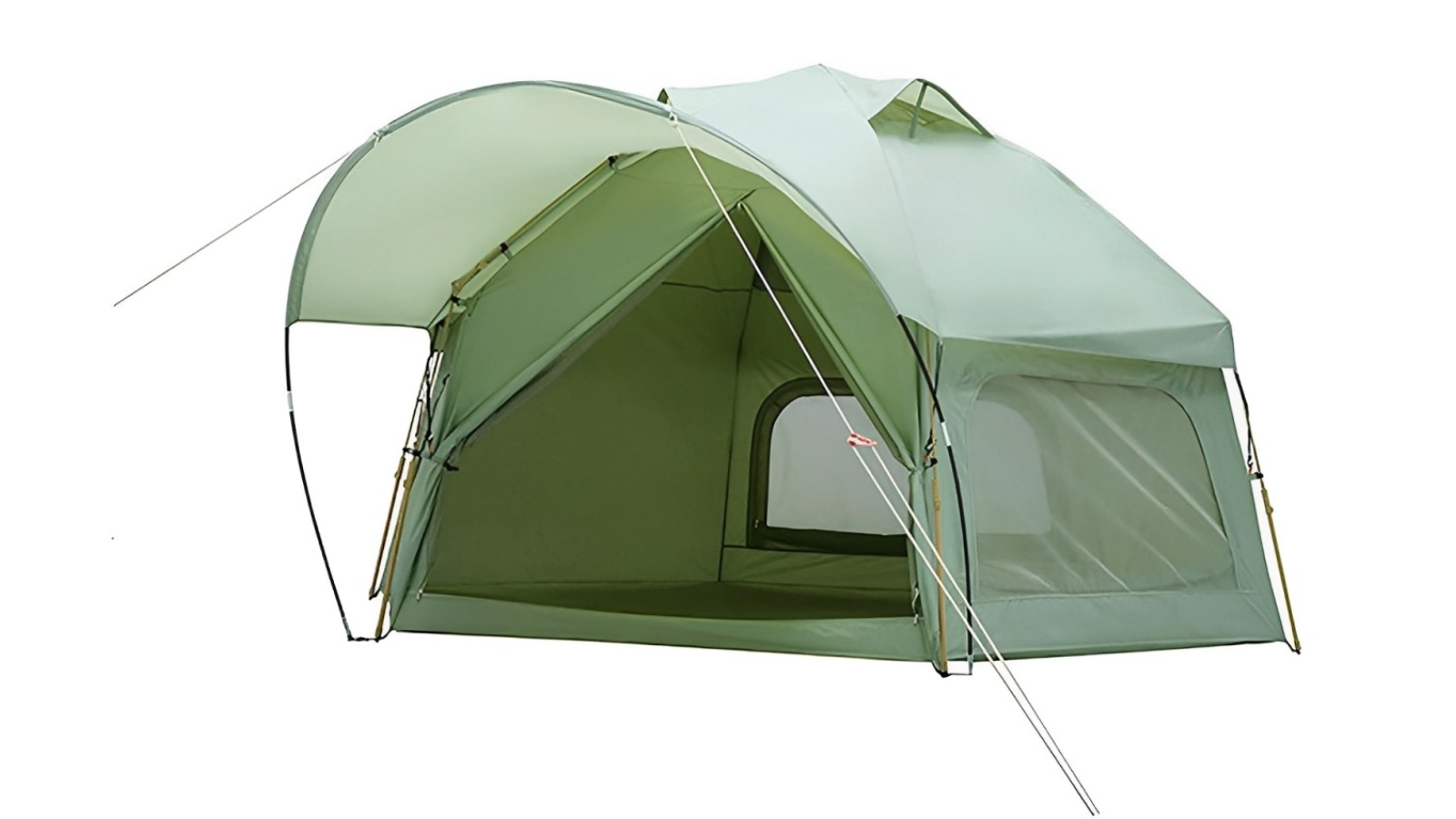 Jacksaqua Large Luxury Frog Hexagonal Tent 5-8 Person Double Layer - Green